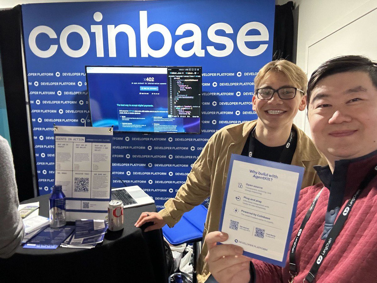 ava_protocol's tweet image. At the Interrupt AI Agent Conference: Ava Protocol&apos;s @chrisli2046 talking partnerships and automation with @CoinbaseDev.

AgentKit just launched, and we’re actively exploring how it can support what we’re building. 👀