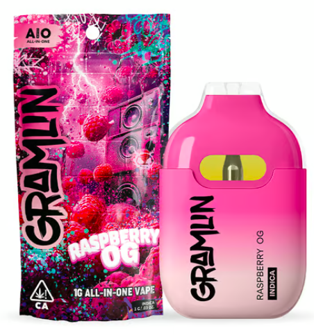 trybasasf's tweet image. 🔥 The Gramlin All-In-One Vape is here: 1000mg THC, full gram, and ready to puff straight out the bag. No setup. No stress. Just hit and lift. 💨 #TheGramlin #ReadyToRip #THCVape