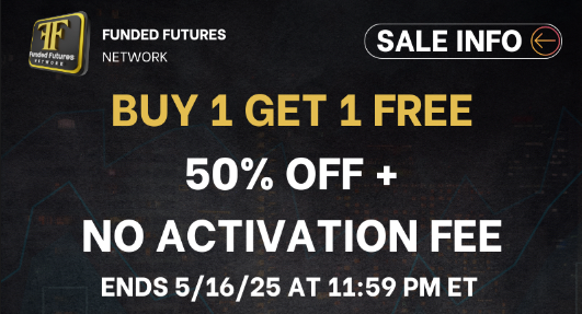 🚨 2x $50K Funded Futures Network Account GIVEAWAY! 📷Ready to trade futures with a funded account? I'm giving away TWO $50K accounts from Funded Futures Network! 📷 

Take your trading to the next level with real capital and keep up to 90% of your profits!

Trade with Their