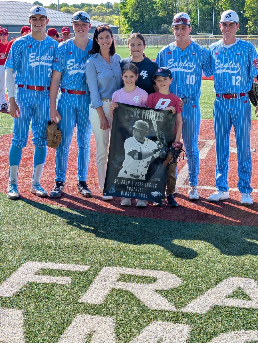 Getting ready for first pitch <a href="/BostonHeraldHS/">Danny Ventura</a> <a href="/GlobeSchools/">Boston Globe Schools</a> <a href="/PhilStacey_SN/">Phil Stacey</a> <a href="/sjpathletics/">SJP Athletics</a>