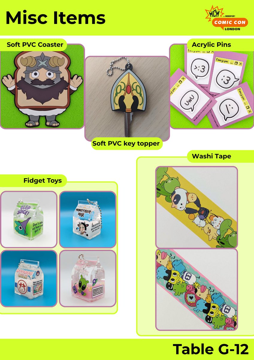 Heading to MCM London next week? Here's what you'll be able to find from me! I'll be table G-12 with <a href="/Aiwasensei/">AiWa</a>! 

Keep an eye out for the Vocaloid and RPG Maker stamp rallies I'll also be taking part in! 

#mcmlondon #mcm #jojosbizarreadventure #jjba #vocaloid #anime #manga