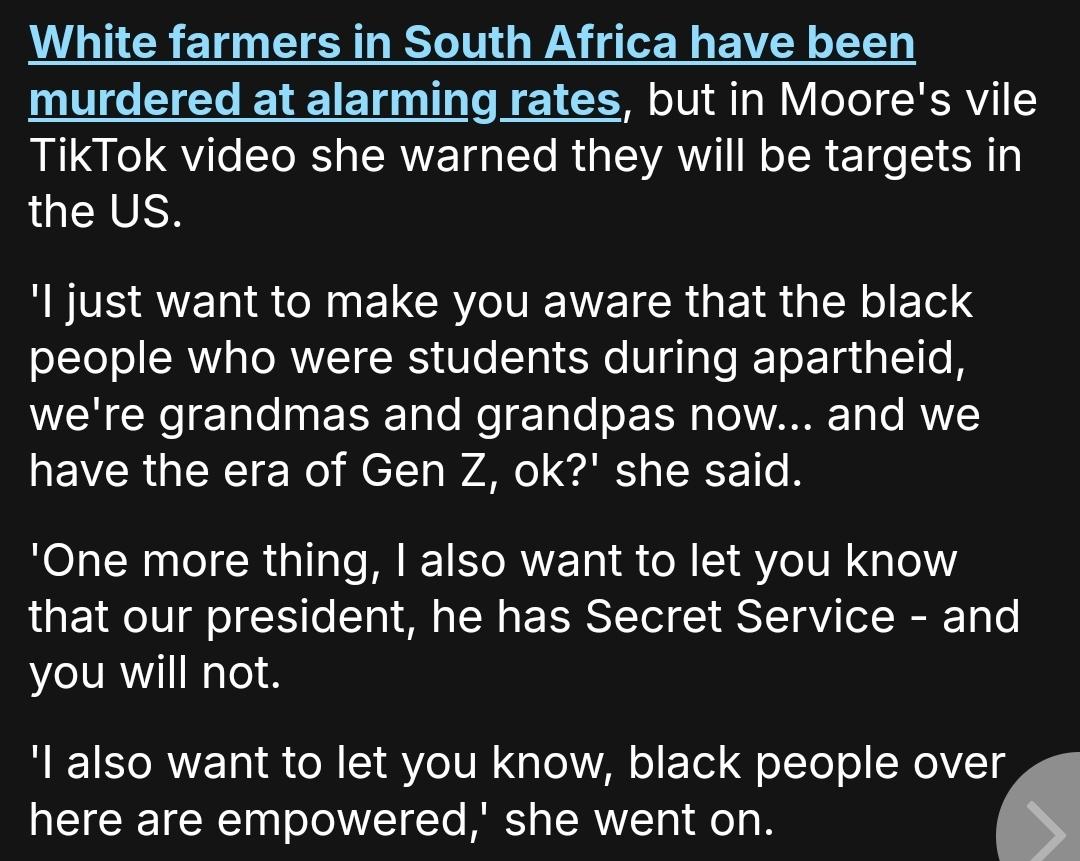 infidel_cracka's tweet photo. This is disgusting. White farmers are having their farms confiscated and are being murdered enmasse for the color of their skin & liberals want them dead??? #TheHateIsReal
#WHITEGENOCIDE2025
https://t.co/xjJhaLy8Yd https://t.co/xhJMxrGgcD