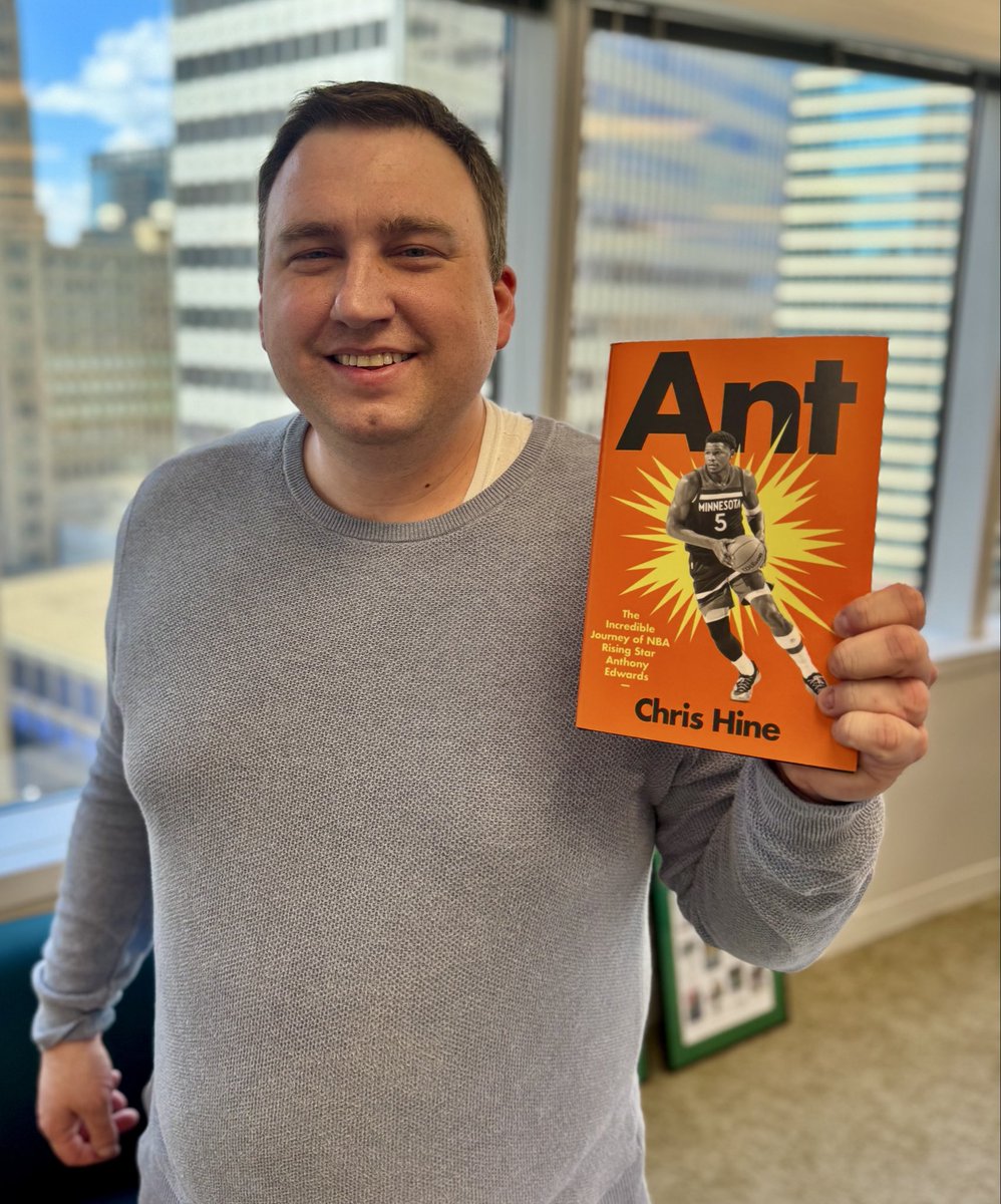 pacecarr's tweet image. Now he has to change his bio to read reporter AND author. Congrats, @ChristopherHine!