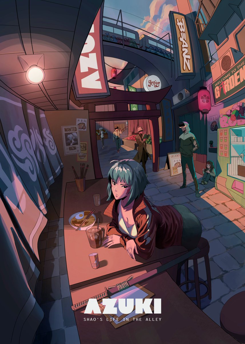 "Shao's Life in The Alley"

My entry for <a href="/Azuki/">Azuki</a> Art Contest

#azukiartcontest  #poweredbyStory