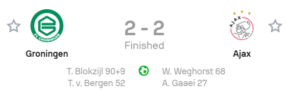 brodersoski's tweet photo. @2010MisterChip El Ajax va a perder la liga por un gol a los 99. 💀 https://t.co/BUJUZAYQEk