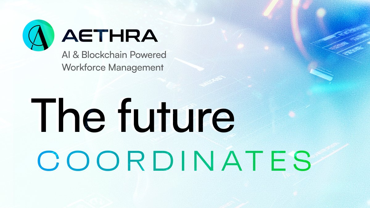AethraAI's tweet image. Welcome to AETHRA — built to manage and evolve real-world execution at scale.
AI-native. Blockchain-verified. Human-focused.
🧵👇If you’re new here, start with this: