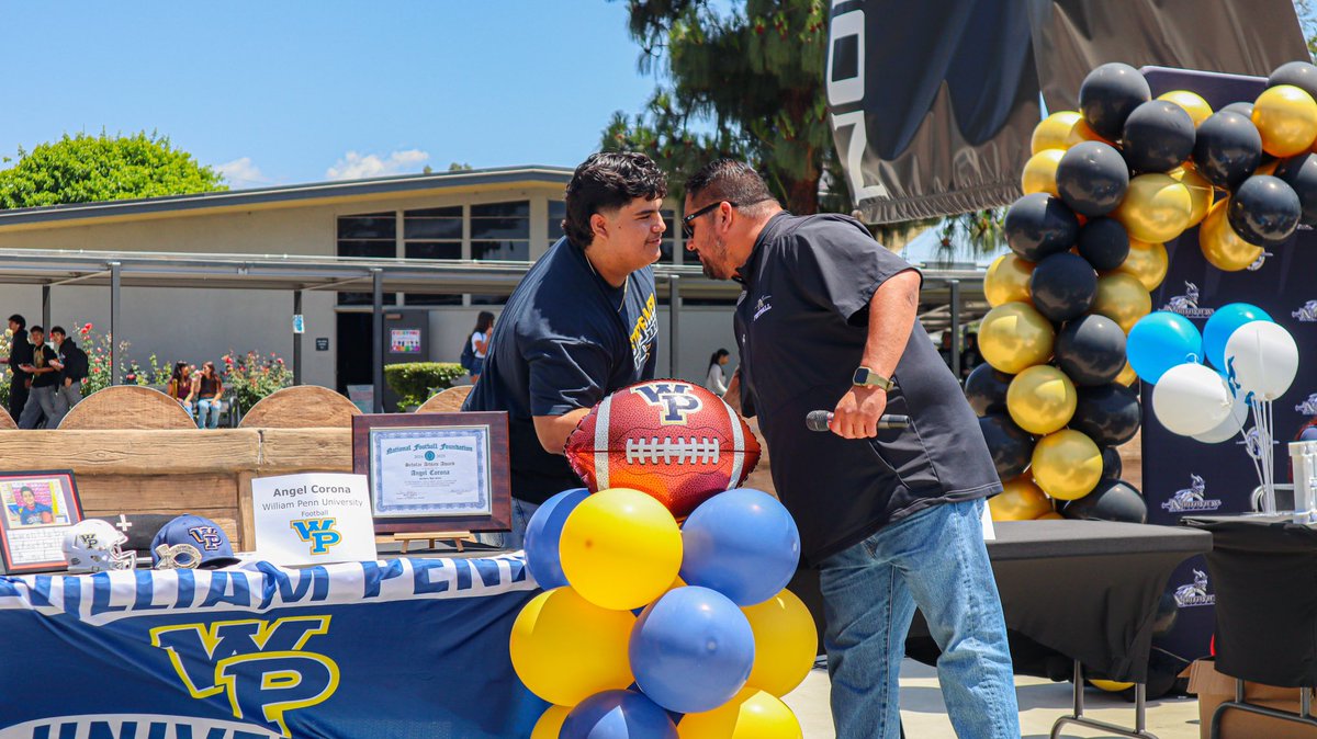 It’s official <a href="/WPUAthletics/">WPU Athletics</a> <a href="/CoachNikkoWPU/">Nikko Robinson, MSM</a> <a href="/SilvaUSSSASoCal/">Silva</a> <a href="/NVfootball58/">Northview Football</a> <a href="/bertodelgado_/">Roberto Delgado</a>