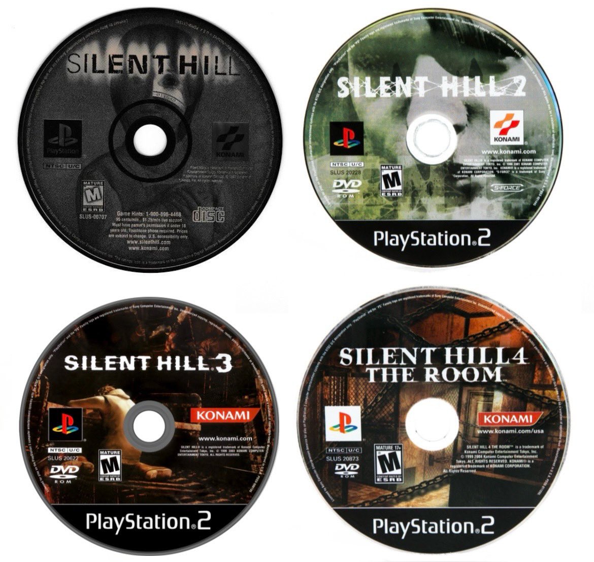 esoteric4ng3l's tweet image. Silent Hill CDs