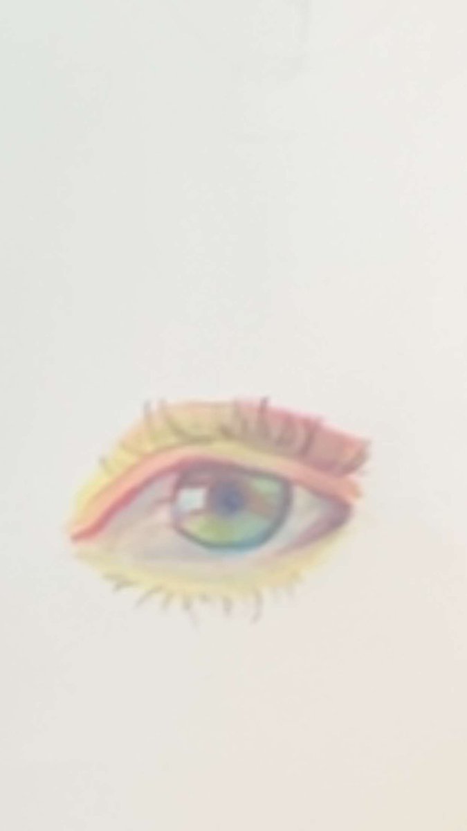 Drew this picture off an eye👀