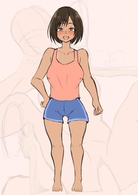 途中経過のオリキャラ!
漫画の下書きにボツにした構図が勿体ないのでこっちに使う!! 