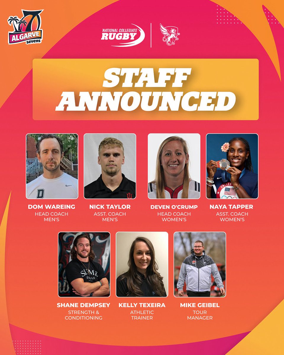 NCR’s Select Touring teams are headed to Portugal for the 2025 Algarve 7s with top-tier coaching staff leading the charge. 👊

Let the summer of high-performance rugby begin. ✅

#NationalCollegiateRugby #NCR #Algarve7s