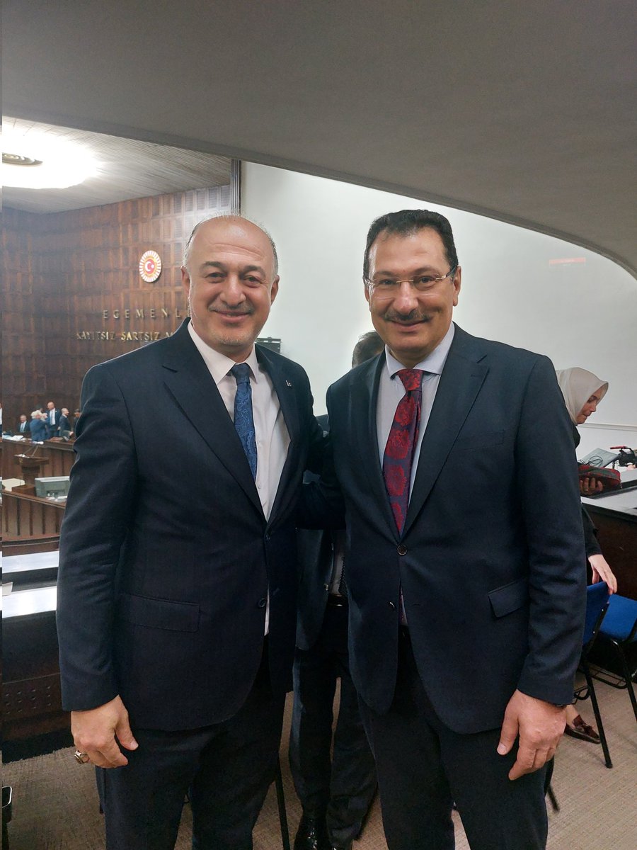 Genel Başkanımız Yusuf Özdemir, TBMM Ak Parti Grup toplantısında Ak Parti Seçim İşlerinden Sorumlu Genel Başkan Yardımcısı Sn.  Ali İhsan Yavuz ile görüştü, gündeme dair değerlendirmelerde bulundu.

#dinbirsen #Akparti #TBMM