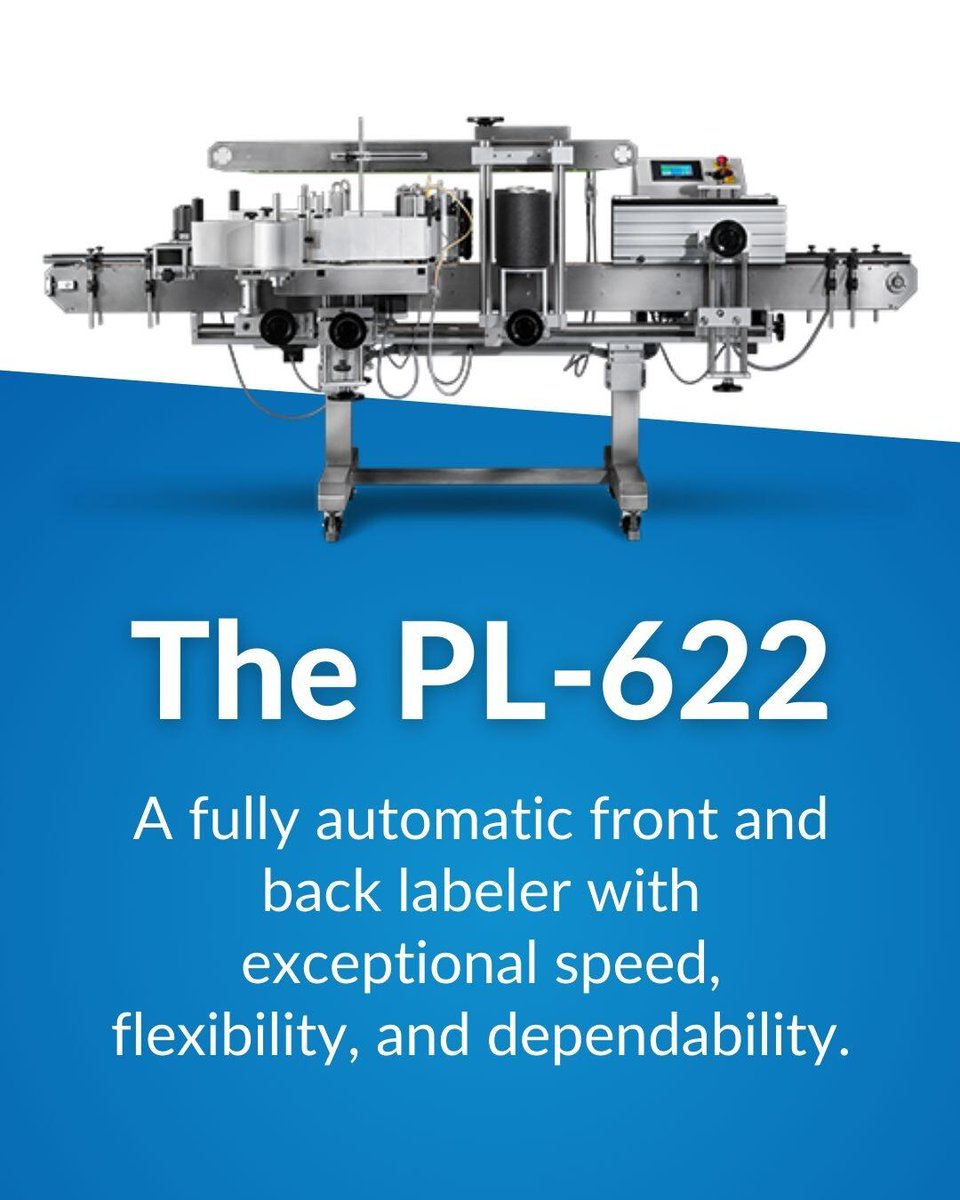 PACKLEADERUSA's tweet image. Needing a fast and flexible way to label the front and back of your products?

The PL-622 delivers fast, consistent application while adapting to your packaging needs.

Discover how the PL-622 can improve your packaging!

🔗 hubs.ly/Q03d2DVy0 

#labeling #labelingmachine
