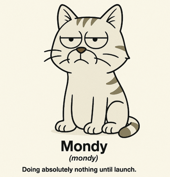 $mondy
(mondy)

Doing absolutely nothing until launch.