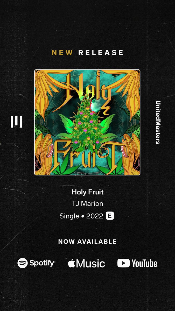 tjmarion's tweet photo. TJ Marion - Holy Fruit https://t.co/V69Wt7Kgek https://t.co/2cqOaWXTTs