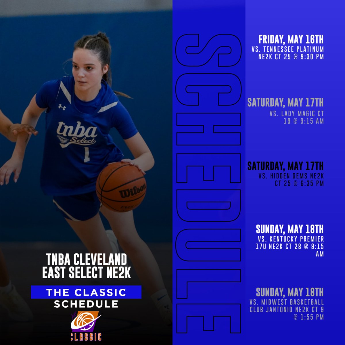 Two day out from our first stop with <a href="/NE2KHoops/">NE2KHoops</a> Excited to get back out on the court and play in front of college coaches💪 <a href="/tNBA_CLE/">tNBA Cleveland</a>