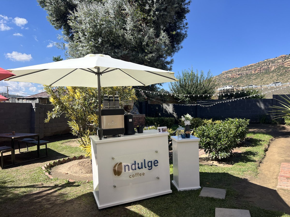 IINDULGE MOBILE COFFEE SERVICE
(bringing the fresh brew to you) 

To book for your next event or meeting email iindulgecoffee@gmail.com or fill booking for  forms.gle/rXPQYdj4hfVaXR… to get a quotation.