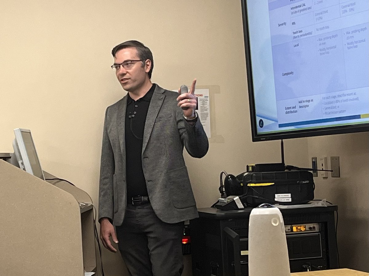 UofMMedMicro's tweet image. In a MMID seminar series focused on postdoctoral fellows, Dr Carmine Slipski (Bay lab) presents his work on the development of a new diagnostic test for detecting periodontal disease that is associated with poor health outcomes.