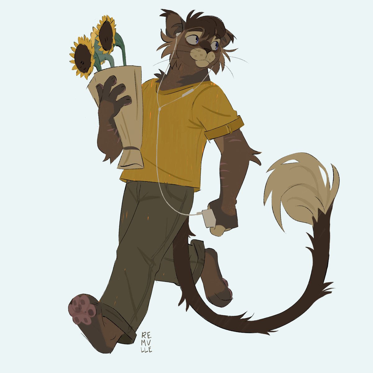 A Simple n sketchy Helianthus!