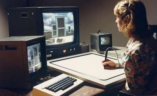 Before Photoshop there was Paintbox by Quantel.(1981)