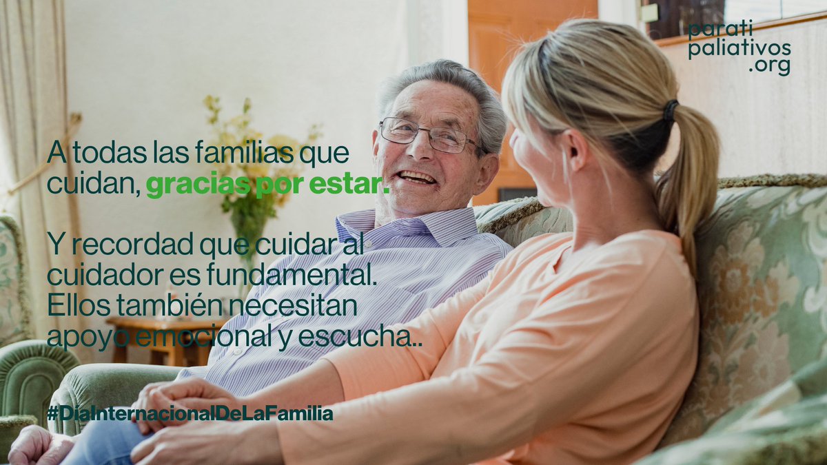 #DíaInternacionalDeLasFamilias Hoy queremos poner en valor a quienes están ahí mucho antes y mucho después de un diagnóstico. 

A todas las familias que cuidan, gracias por estar. Y recordad que cuidar al cuidador es fundamental. Ellos también necesitan apoyo emocional y escucha.