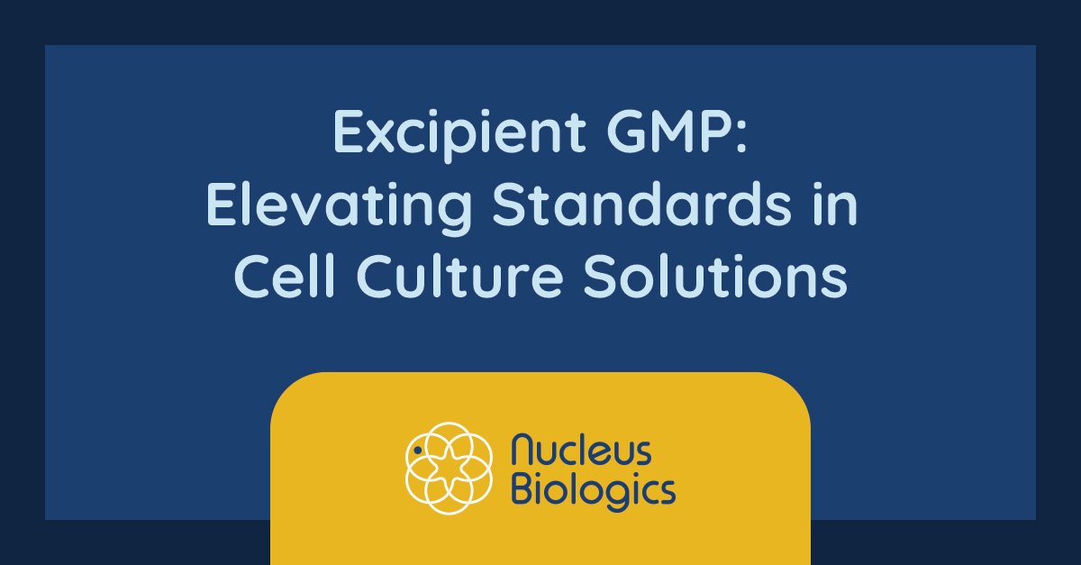 nucleusbiologic's tweet photo. 🚨New infographic alert🚨 Every cell therapy uses excipients. Ensure your cell culture solutions meet the highest standards.

Explore our infographic to learn more about Excipient GMP &amp; how we can support you.

📊 https://t.co/8KMQTmfbHj

#GMP #ExcipientGMP #CellCulture #EXCiPACT https://t.co/DIPMGjKkPq