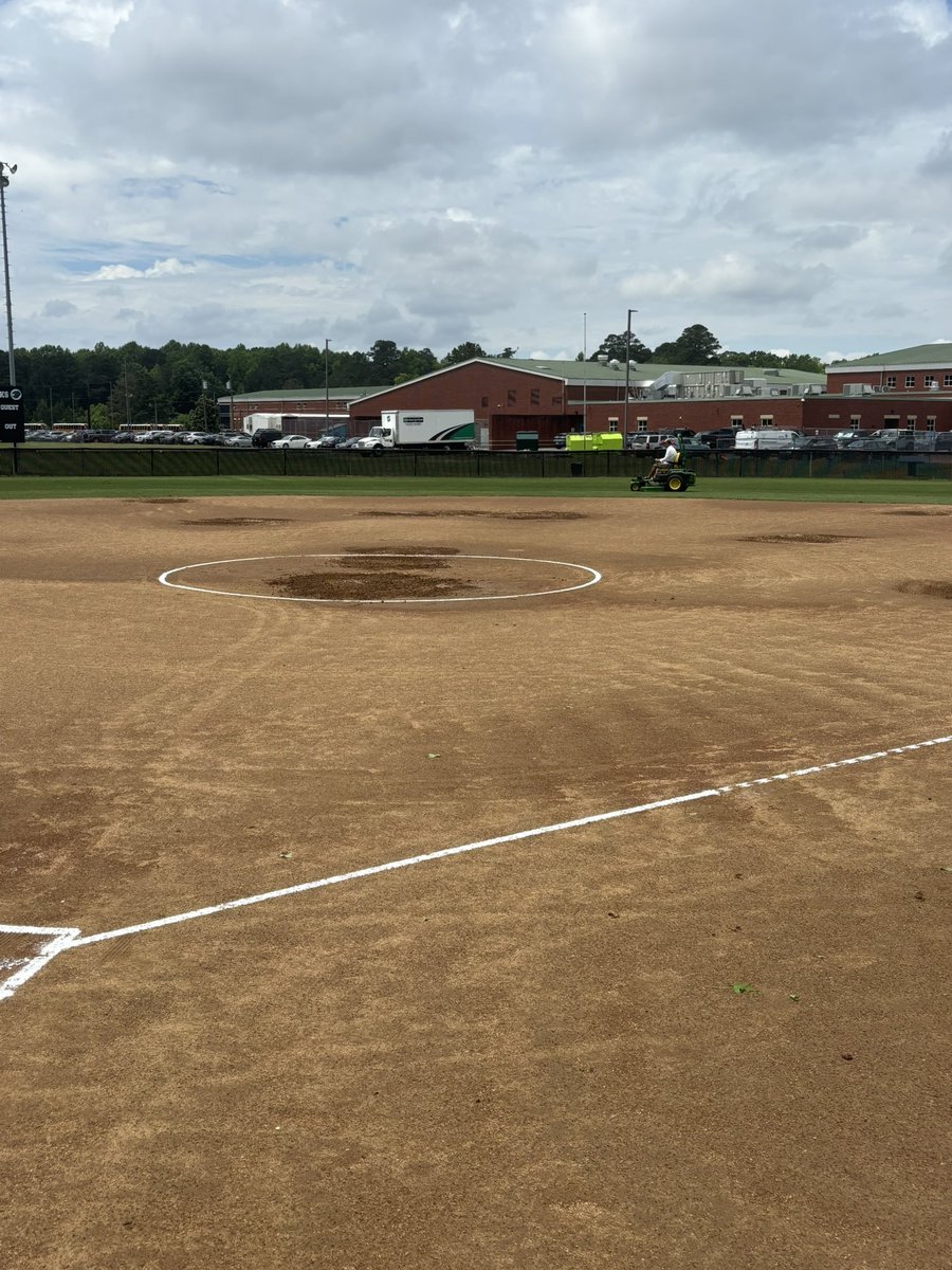 Field is ready, grass is being cut.  Come out and support the Hawks as they take on Nansemond River on senior night!