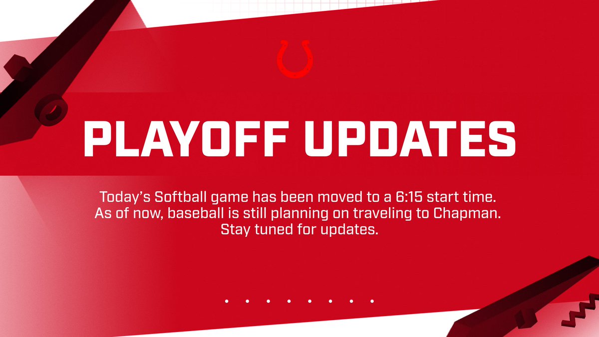Due to all the rain over the past few days, the field conditions in both locations are closely being monitored for player safety.  Stay tuned for updates.  Go Mustangs!!