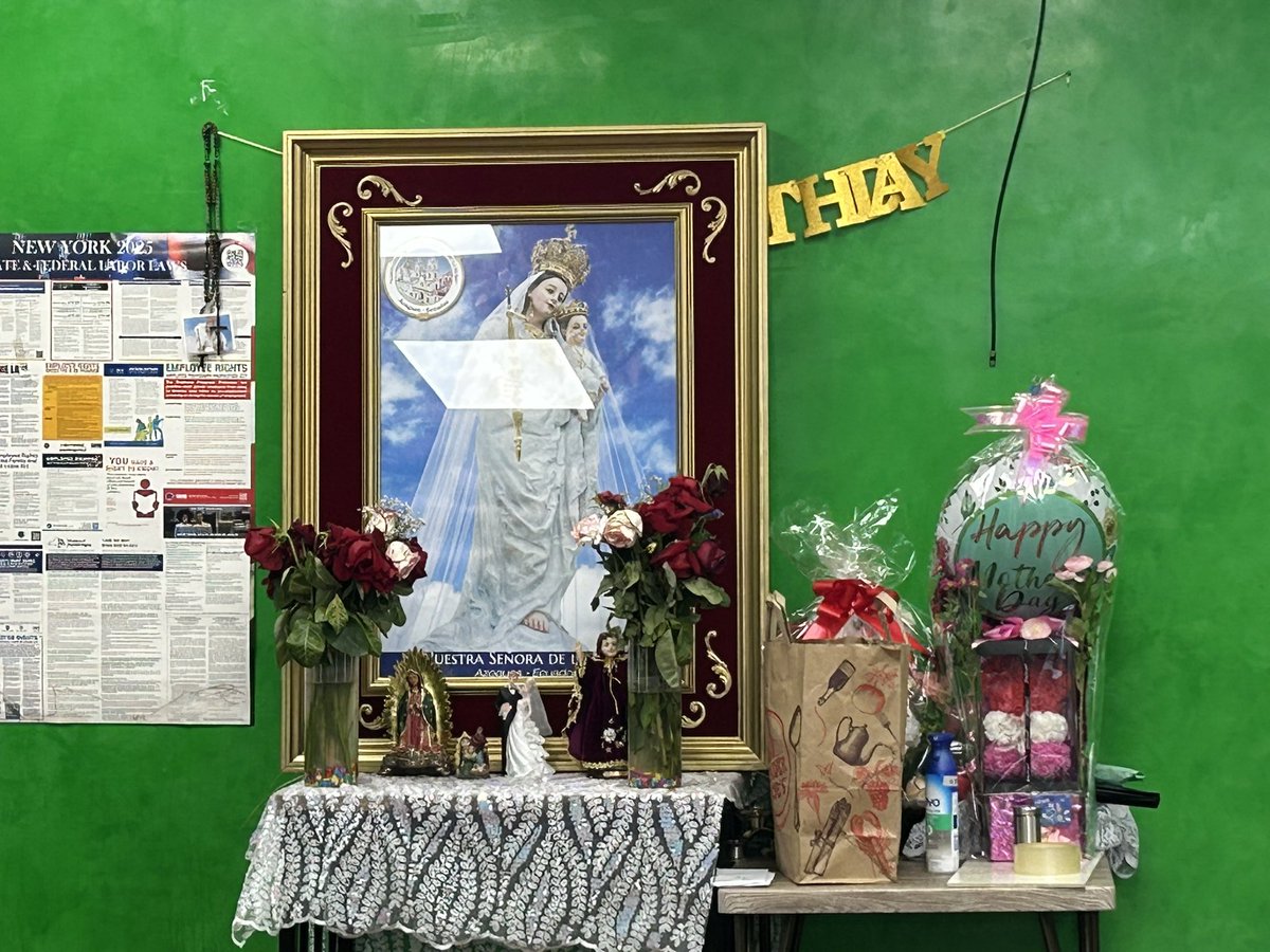 If the Mexican restaurant doesn’t have una ofrenda para la Virgen on Mother’s Day, it’s not the real deal.