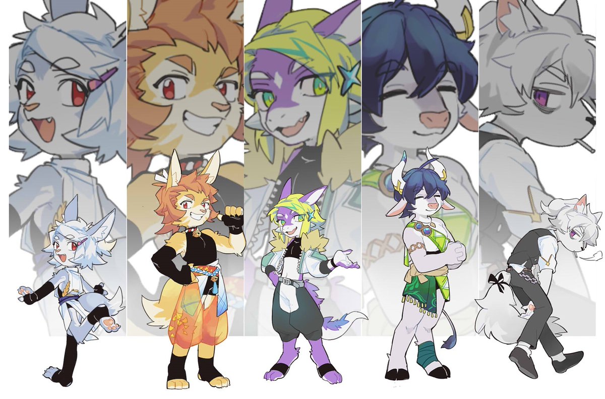 Something something character design for a VN I will never write ✍️