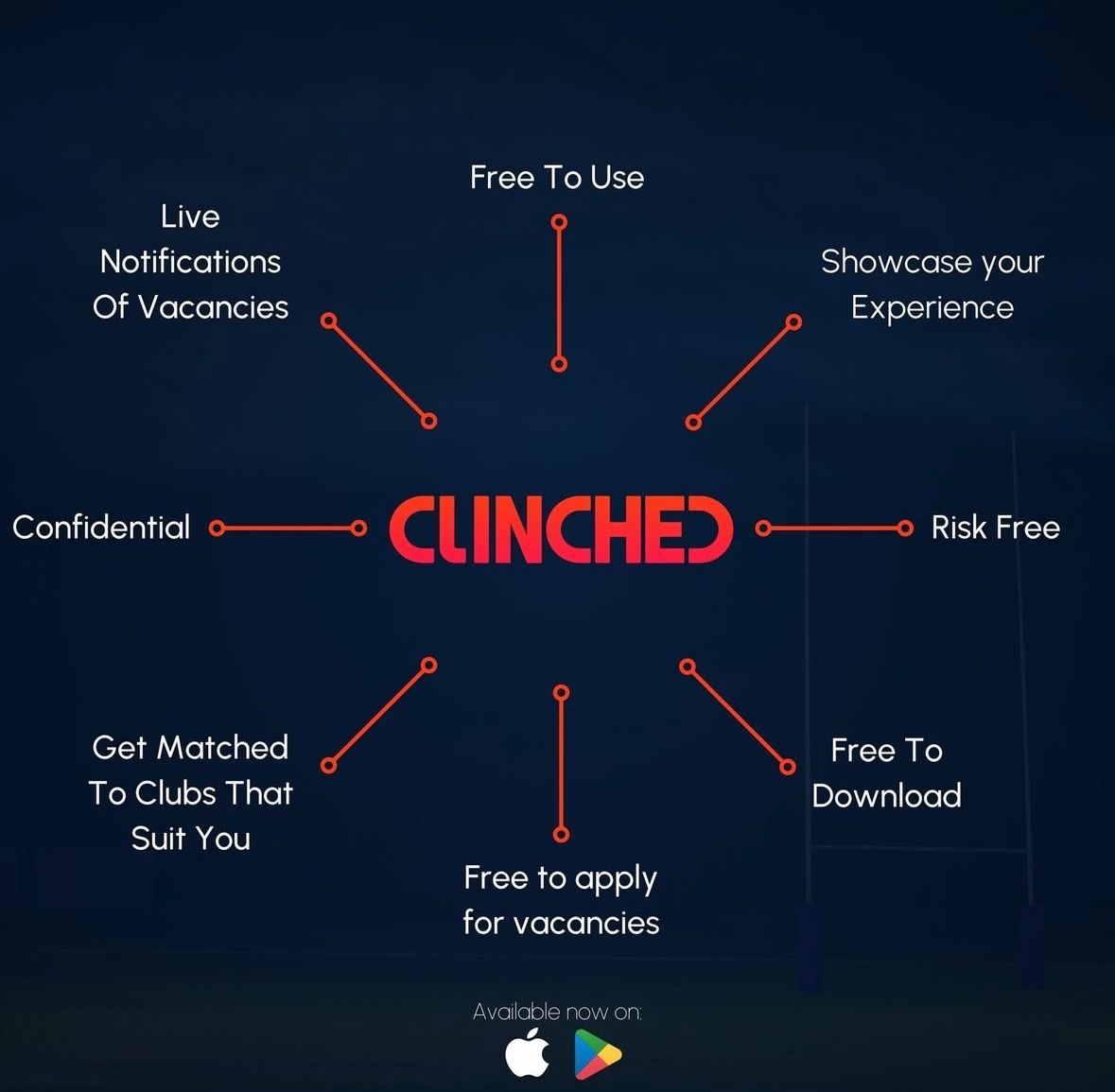 Whether you're a new rugby coach or an experienced one - Clinched is where you need to be! Download and sign up for free to make sure you don't miss out on the right role for next season 🤝🏼

📲 clinched.ie 

#Clinched #GAA #Rugby #IrishRugby #Coaching #RugbyCoach