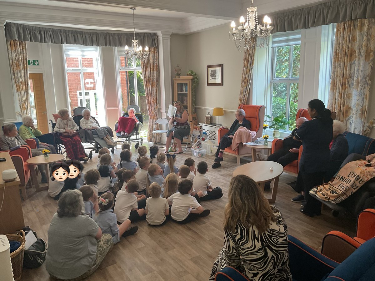 Team Earth would like to say thank you to Sharston House Nursing Home for welcoming us this morning. We shared our learning about toys in the past &amp; toys we play with today. We talked about the robots we built and the residents loved hearing the story of Major Glad, Major Dizzy.
