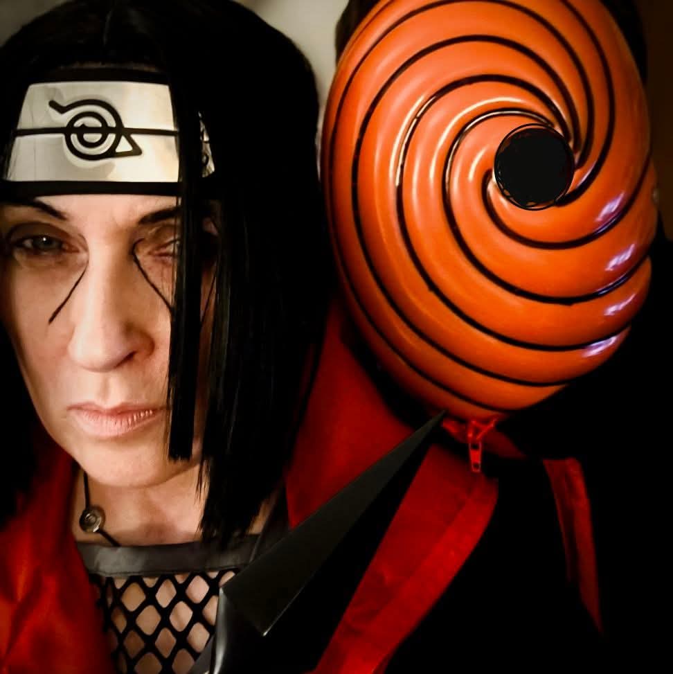 Itachibunny (me) and Tobi bear(Matt)