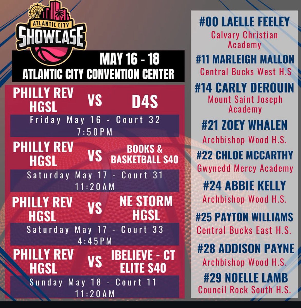 Gwynedd Mercy Academy High School Girls Basketball (@gma_basketball) on Twitter photo Good luck to our three players playing in Atlantic City this weekend!
<a href="/BaileyBalkir/">Bailey Balkir</a> <a href="/BrookeEvans918/">Brooke Evans</a> <a href="/Chloe22McC/">Chloe McCarthy</a> Good luck to our three players playing in Atlantic City this weekend!
<a href="/BaileyBalkir/">Bailey Balkir</a> <a href="/BrookeEvans918/">Brooke Evans</a> <a href="/Chloe22McC/">Chloe McCarthy</a>