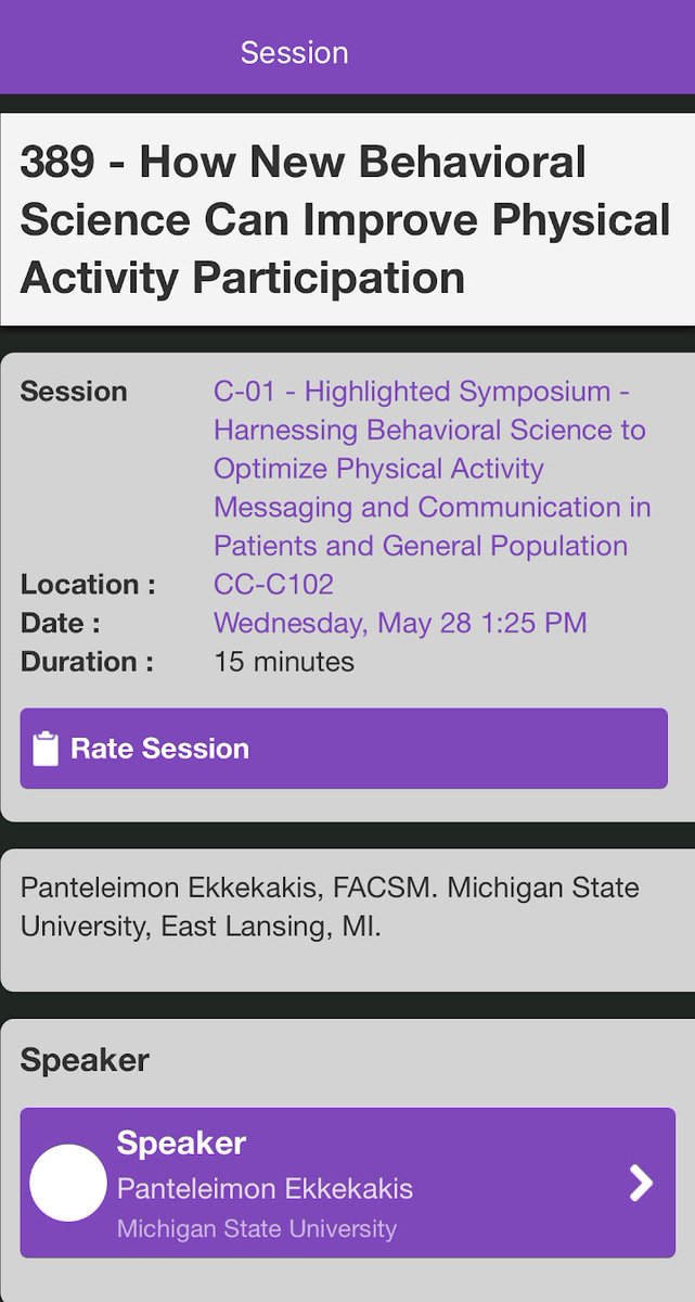 Panteleimon ("Paddy") Ekkekakis (@ekkekakis) on Twitter photo Please, join our highlighted symposium at the <a href="/ACSMNews/">American College of Sports Medicine</a> meeting in Atlanta (Wed, May 28, 1:00 – 2:30p), on how behavioral science can help optimize physical activity messaging and communication. Also featured Carol Ewing Garber, <a href="/MichelleSegar/">Michelle Segar</a>, and <a href="/Chlobobs_/">Chloë Williamson</a> Please, join our highlighted symposium at the <a href="/ACSMNews/">American College of Sports Medicine</a> meeting in Atlanta (Wed, May 28, 1:00 – 2:30p), on how behavioral science can help optimize physical activity messaging and communication. Also featured Carol Ewing Garber, <a href="/MichelleSegar/">Michelle Segar</a>, and <a href="/Chlobobs_/">Chloë Williamson</a>