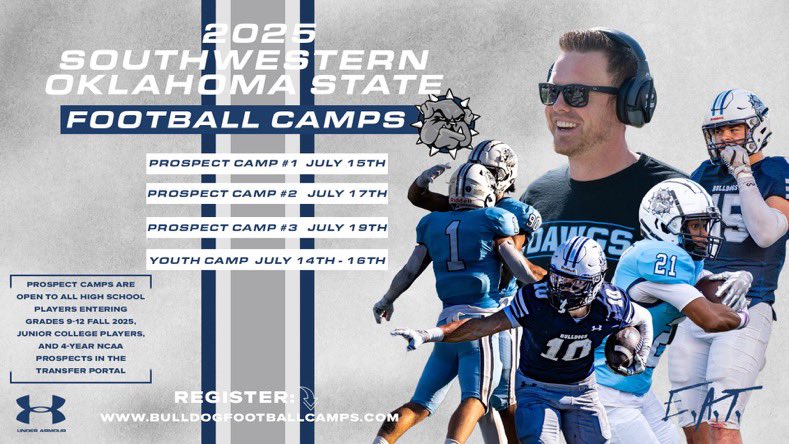 Thank you so much for the camp invite! <a href="/adam_carr11/">Adam Carr</a> <a href="/SWOSUFootball/">SWOSU Football</a> <a href="/CDavidson8457/">Christian Davidson</a> <a href="/Devo26Dorris/">Devon Dorris</a> <a href="/JClarkHFB247/">Jeremy Clark</a> <a href="/MaxPreps/">MaxPreps</a> <a href="/foster_sawyer/">Foster Sawyer</a> <a href="/Rivals/">Rivals</a>
<a href="/sixstarfootball/">Six Star Football | PLUS+</a> <a href="/RecruitAzle/">Azle HS Football</a> <a href="/Vines0617/">Jason Vines</a> <a href="/ihss_dfw/">DFW Inside High School Sports</a> <a href="/dctf/">Dave Campbell's Texas Football — TexasFootball.com</a>