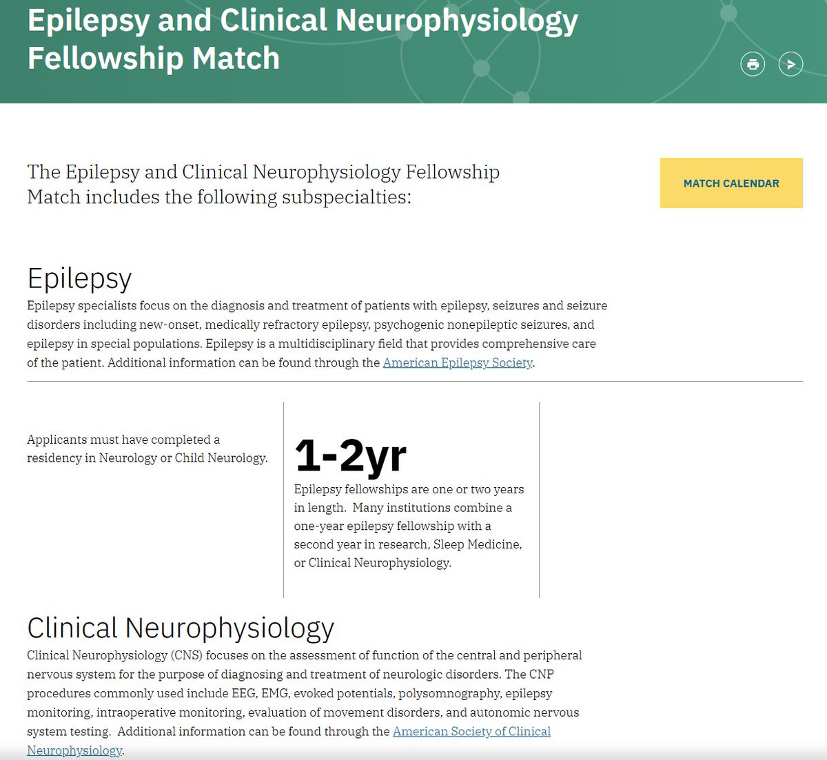 NRMP® (@thenrmp) on Twitter photo The Match Results Statistics report for the Epilepsy & Clinical Neurophysiology Fellowship Match is now available! Find the report at: ow.ly/UP2S50VSJ8w.
Congratulations on a successful #FellowMatch, <a href="/AmEpilepsySoc/">American Epilepsy Society</a>!
#MedEd #NRMP The Match Results Statistics report for the Epilepsy & Clinical Neurophysiology Fellowship Match is now available! Find the report at: ow.ly/UP2S50VSJ8w.
Congratulations on a successful #FellowMatch, <a href="/AmEpilepsySoc/">American Epilepsy Society</a>!
#MedEd #NRMP