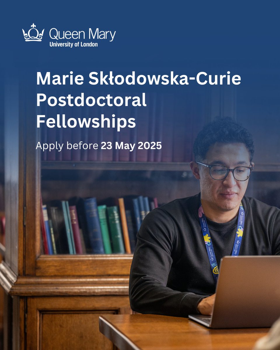 Ready to take the next step in your research career? 

Applications are now open for the prestigious Marie Skłodowska-Curie Postdoctoral Fellowships 2025.

This EU-funded scheme offers 12 - 24 months of competitive salary, research funding, and international mobility, supporting