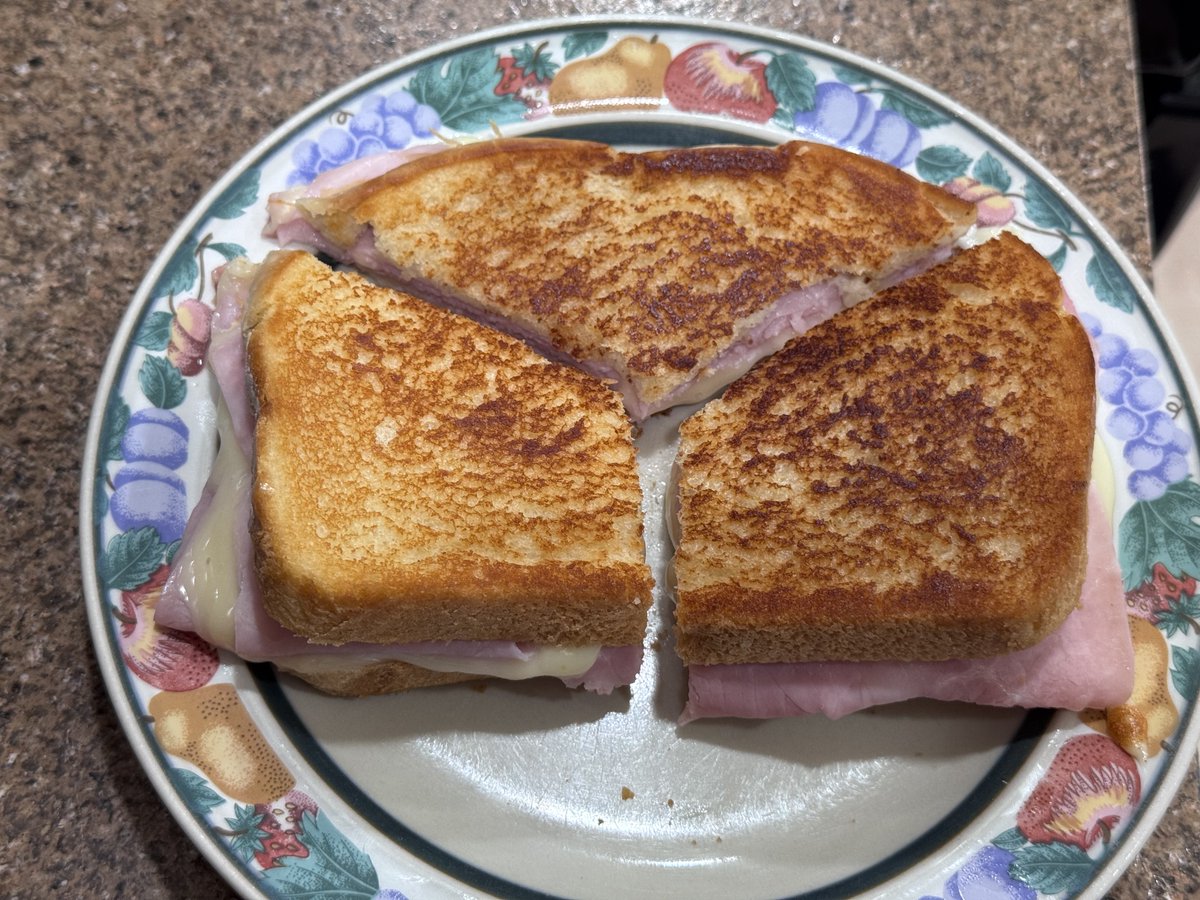 I don’t even know what day it is, but I made a sandwich 🫠