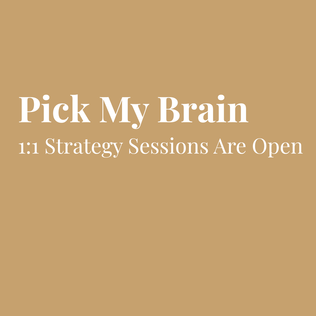 “Can I pick your brain?”
Yes, you can...strategically.

My 1:1 clarity sessions are open for creatives, founders, and storytellers who need real guidance on brand, media, or writing strategy.

Come get this insight.
DM me for details.
#storytellingcoach #creativeclarity
