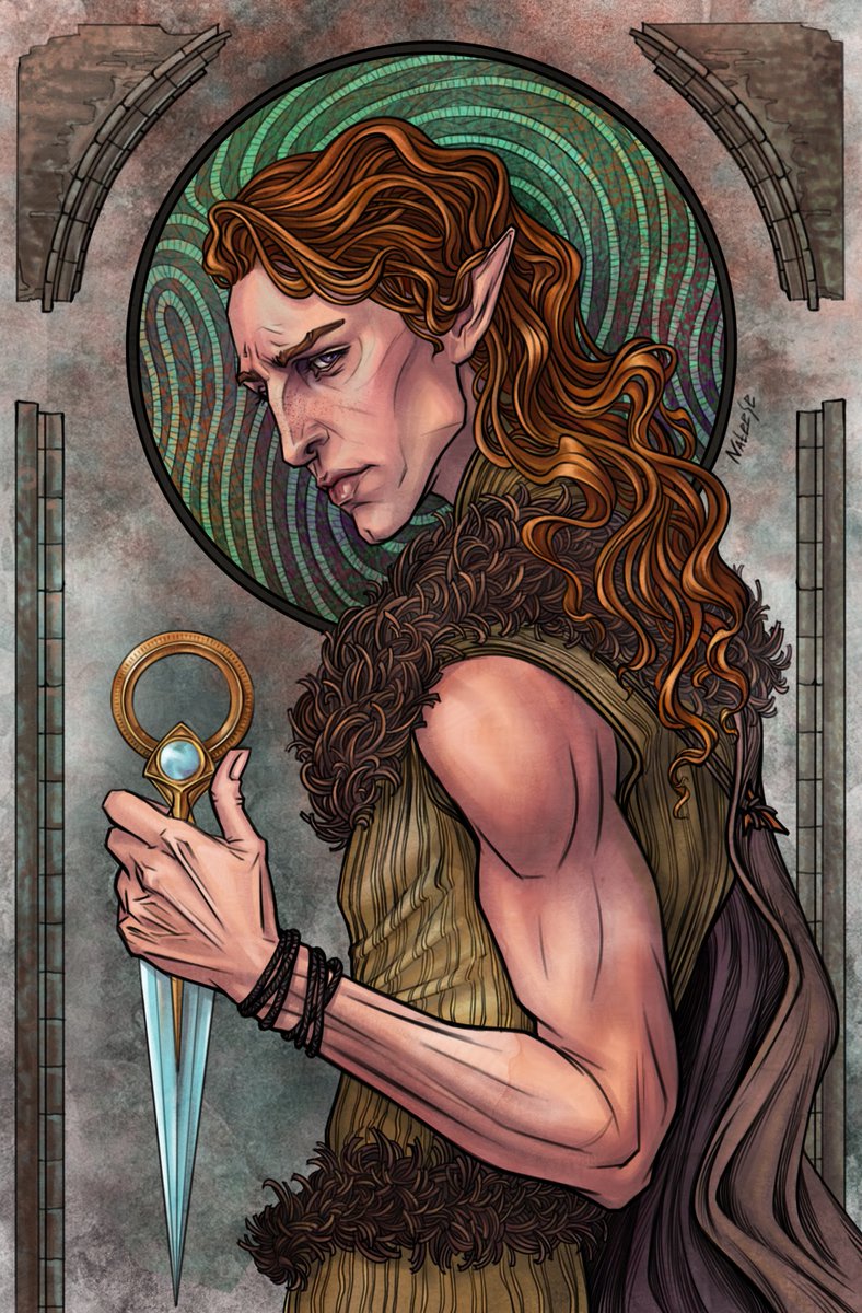 nateese_art's tweet image. #Solas #dragonage #dragonagefanart #dreadwolf #Fenharel