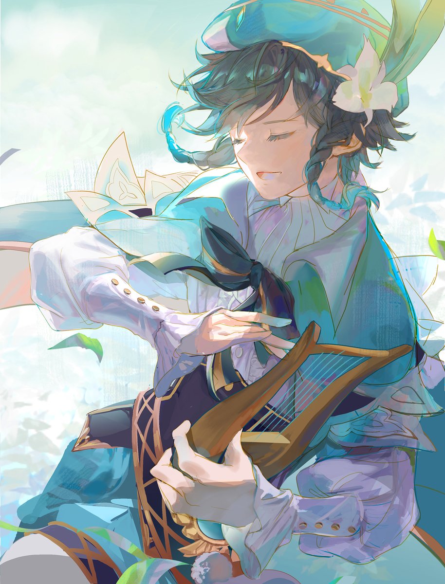 lumi250's tweet photo. Song of the wind 🍃🍃🍃
#venti https://t.co/f3M6lAAVAA