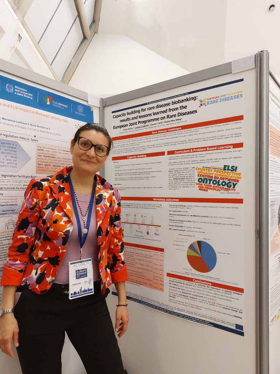 Lorena Casareto (@lorenacasareto) on Twitter photo Excited to participate at the <a href="/BiobankWeek/">EuropeBiobankWeek</a> 2025 presenting the Training Programme for #RareDisease #Biobanking delivered under the European Joint Programme on Rare Diseases Excited to participate at the <a href="/BiobankWeek/">EuropeBiobankWeek</a> 2025 presenting the Training Programme for #RareDisease #Biobanking delivered under the European Joint Programme on Rare Diseases