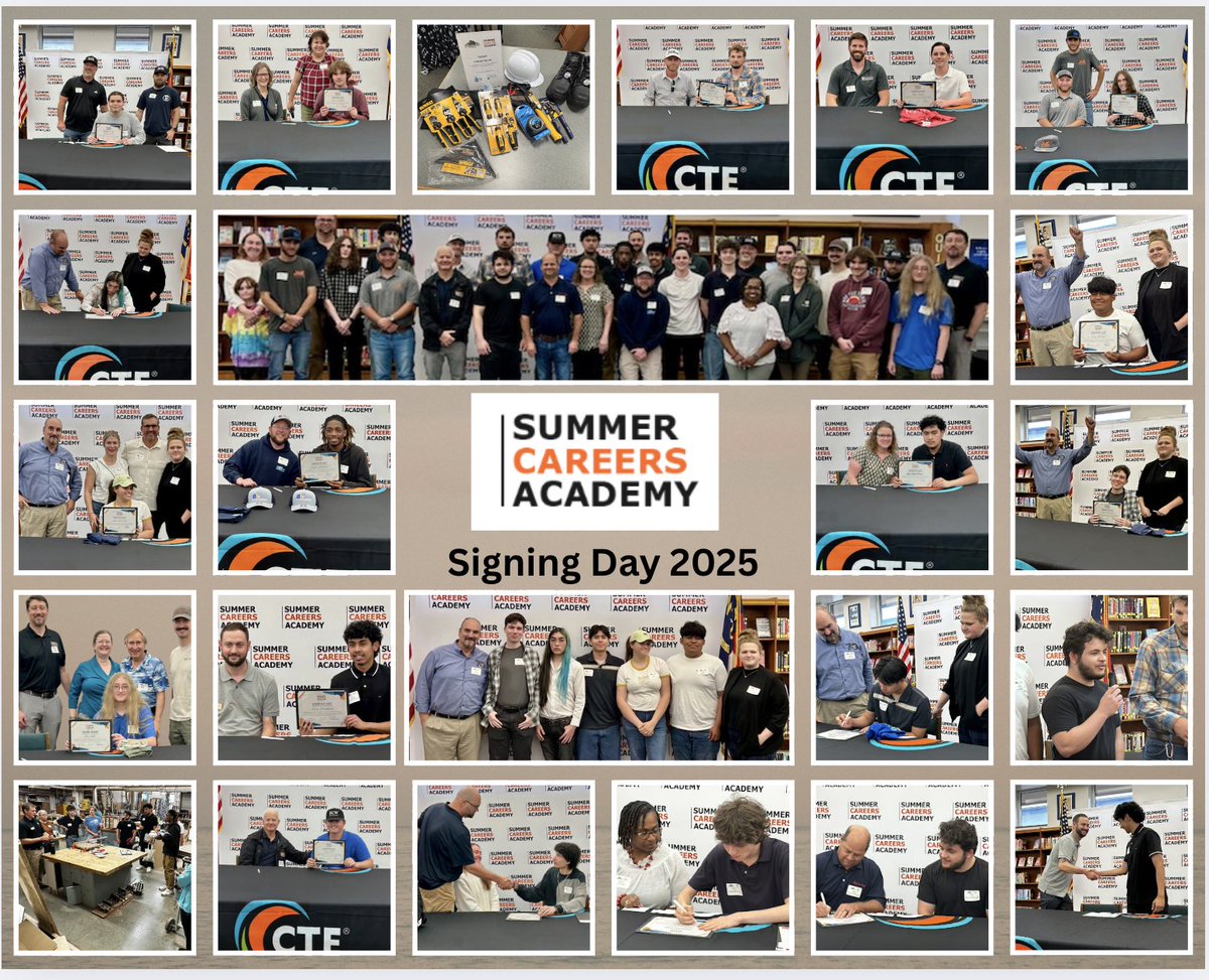 CHCCS Career Development Coordinator (@chccs_cte) on Twitter photo 🛠️Meet our new Apprentices for Summer Careers Academy! SCA is an innovative, registered Youth Apprenticeship Program that consist of an eight-week career training model that connects young adults with new skills and paid work experiences in skilled trade careers. <a href="/chccs/">Chapel Hill-Carrboro City Schools</a> <a href="/CTEforNC/">NC Career and Technical Education</a> 🛠️Meet our new Apprentices for Summer Careers Academy! SCA is an innovative, registered Youth Apprenticeship Program that consist of an eight-week career training model that connects young adults with new skills and paid work experiences in skilled trade careers. <a href="/chccs/">Chapel Hill-Carrboro City Schools</a> <a href="/CTEforNC/">NC Career and Technical Education</a>