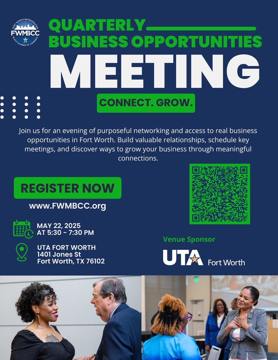 Join us for our quarterly Business Opportunities Meeting!