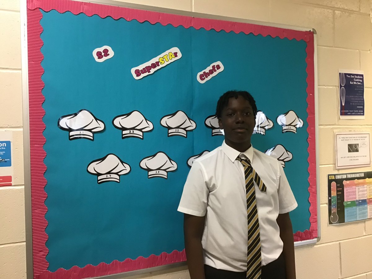New S2.10 SuperSTAr Chef is Aisosa! Worked independently following the recipe. Superb effort today 🙌🏻💯 <a href="/StThomasAqSec/">St Thomas Aquinas</a> #SuperS2