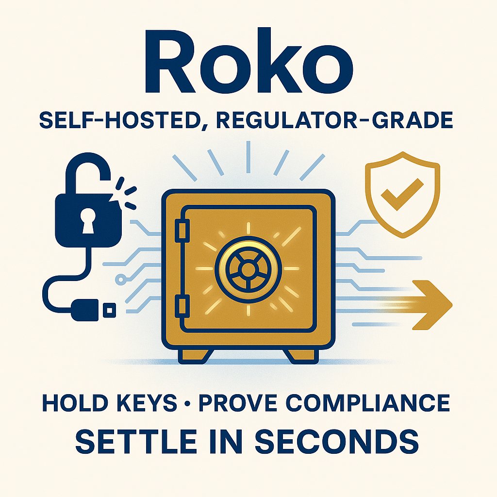 Roko's Core: $Roko matters because it can give banks something they do not have today: a self‑hosted, regulator‑grade digital‑asset vault that still moves like crypto. By eliminating the “remote‑admin back door” and wiring FFIEC‑style separation‑of‑duties directly into the