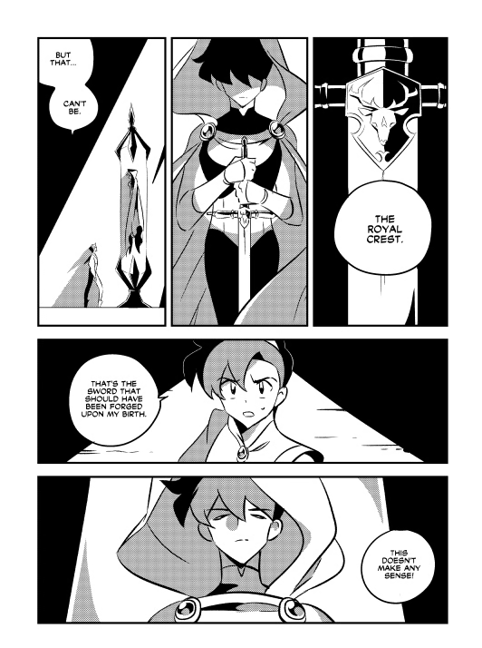 ⚔️ On the day of her coronation, the Princess unleashes a forbidden secret that ruins everything... 

My newest graphic novel, THE PRINCE IN THE BASEMENT, is here! 

🖤🔞 dark fairytale romance
🖤F+M➡️M+M romance
🖤queer+NB cast
🖤424 pages (!!)
🖤print &amp; digital options 