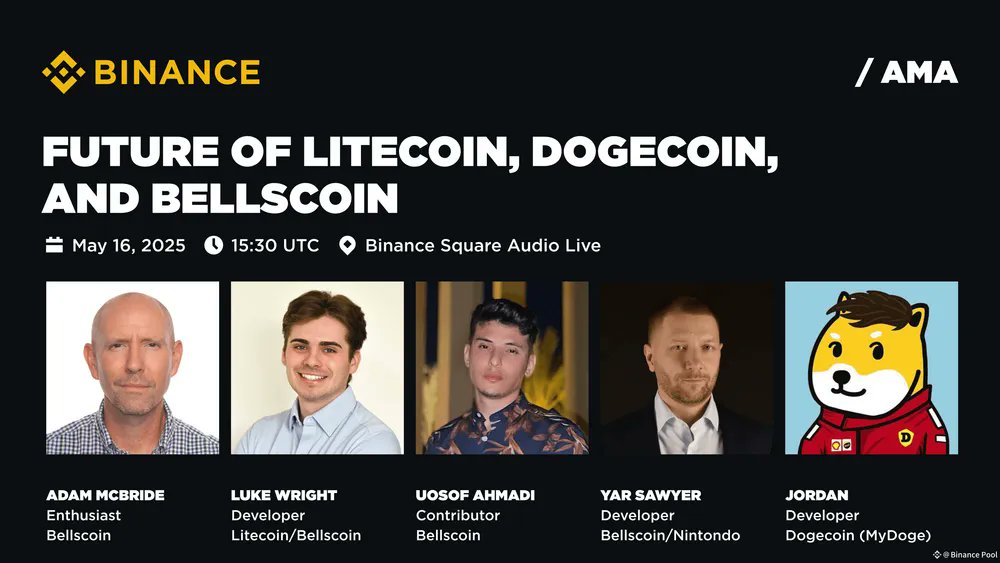 Binance Live AMA!

🗓️ May 16, 2025

⏰ 15:30 UTC

Link 👇binance.com/en/square/post…