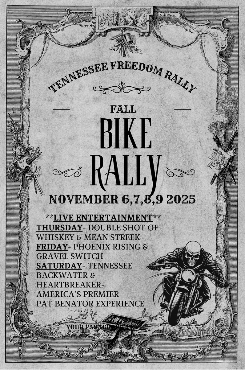 HeartbreakerNSH's tweet photo. Nov 8th at the Tennessee Freedom Bike Rally! We hope to see you there! #heartbreakertribute #tributeband #livemusic #silverpoint #TN #tnfreedombikerally #patbenatar #neilgeraldo #benatargeraldo https://t.co/suDLNLl7yx